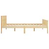 vidaXL Bed Frame without Mattress with 4 Drawers Solid Wood 160x200 cm