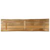 vidaXL Table Top Live Edge 160x40x2.5 cm Solid Wood Rough Mango