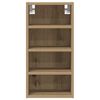 vidaXL Hanging Cabinet Riga Artisan Oak 30x29.5x60 cm Engineered Wood