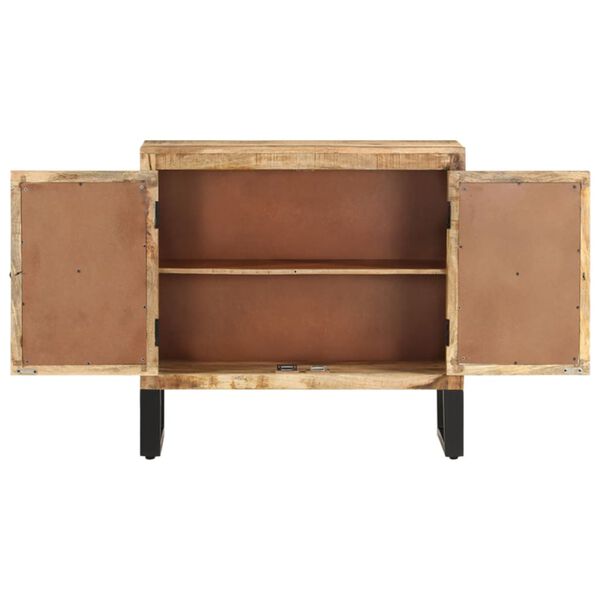 vidaXL Sideboard 80x30x76 cm Solid Mango Wood