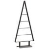 vidaXL Metal Christmas Tree Black 90 cm Steel