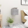 vidaXL Bedside Cabinets 2 pcs Concrete Grey 30.5x30x30 cm Engineered Wood