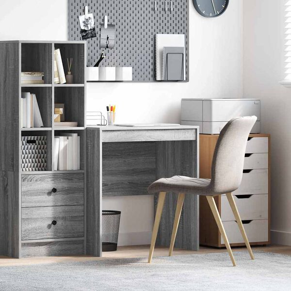 vidaXL Desk Grey Sonoma 70 x 50 x 76 cm