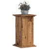 vidaXL Plant Stand Old Wood 33x33x60 cm Engineered Wood