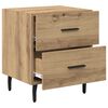 vidaXL Bedside Cabinet with Drawer 2 pcs Artisan Oak 40 x 35 x 47.5 cm
