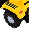 vidaXL Pedal Tractor for Kids with Trailer Yellow