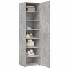 vidaXL Highboard Concrete Grey 50x42.5x185 cm Engineered Wood