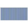 vidaXL Outdoor Roller Blind 90% UV Block Blue and White Stripe HDPE