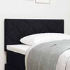 vidaXL Headboard with Headboard Black 100 cm Faux Leather