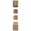 vidaXL TV Cabinet Set Wall-mounted 6 pcs Artisan Oak Engineered Wood