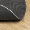 vidaXL Rug IZA Short Pile Scandinavian Look Anthracite &Oslash; 120 cm