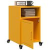 vidaXL Bedside Cabinets 2 pcs Mustard Yellow 36x39x59 cm Steel