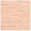 vidaXL Table Top 70x70x2,5 cm Square Solid Wood Beech