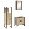 vidaXL Bathroom Furniture Set 3 pcs Brown 60 x 30 x 60 cm