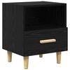 vidaXL Bedside Cabinet 2 pcs Black Oak 40 x 35 x 47 cm Engineered Wood