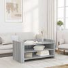 vidaXL Coffee Table Grey Sonoma 100x50x50 cm Engineered Wood