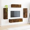 vidaXL TV Cabinet 5 pcs Smoked Oak