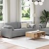 vidaXL Sofa Set 2 pcs Light grey 219 x 77 x 82 cm Fabric