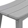 vidaXL Bar Stool 2 pcs Light Grey 52 x 43 x 73.5cm HDPE