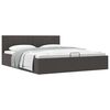 vidaXL Hydraulic Storage Bed Frame without Mattress Dark Grey 160x200cm