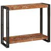 vidaXL Console Table Multicolour 90 x 33 x 75 cm Solid Reclaim Wood