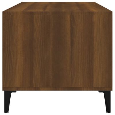 vidaXL Coffee Table Brown Oak 90x49x45 cm Engineered Wood