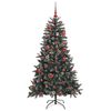 vidaXL Artificial Christmas Tree with 150 LEDs with Stand Green 150 cm
