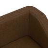 vidaXL Dog Sofa Brown 85x50x39 cm Linen