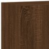 vidaXL TV Wall Cabinet Brown Oak 40.5x30x60 cm Engineered Wood