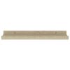 vidaXL Wall Shelves 4 pcs Sonoma Oak 40x9x3 cm