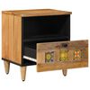 vidaXL Bedside Cabinet Natural 40 x 33 x 46 cm Solid Mango Wood