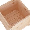 vidaXL Garden Planters 2 pcs 40x40x40 cm Solid Pinewood