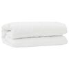 vidaXL Duvet Set with Pillow 2 pcs White Microfibre