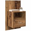 vidaXL Bedside Cabinet 2 pcs Old Wood 50 x 32.5 x 80cm Engineered Wood