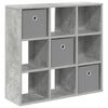 vidaXL Sideboard with Drawer Concrete Grey 73.5 x 24 x 69.5 cm