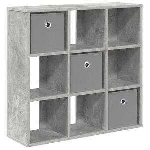 vidaXL Sideboard with Drawer Concrete Grey 73.5 x 24 x 69.5 cm