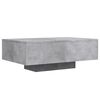 vidaXL Coffee Table with LED Lights Concrete Grey 85x55x31 cm