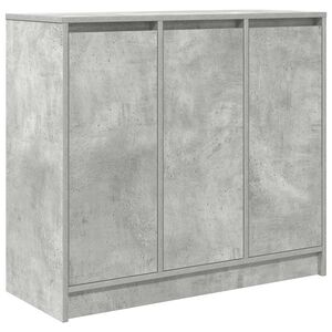 vidaXL Sideboard Concrete Grey 85x34x76 cm Engineered Wood