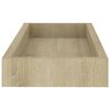 vidaXL Loggia Wall Shelves 2 pcs Oak 40x15x4 cm MDF