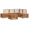 vidaXL Outdoor Sofa Set Natural 59 x 59 x 37 cm