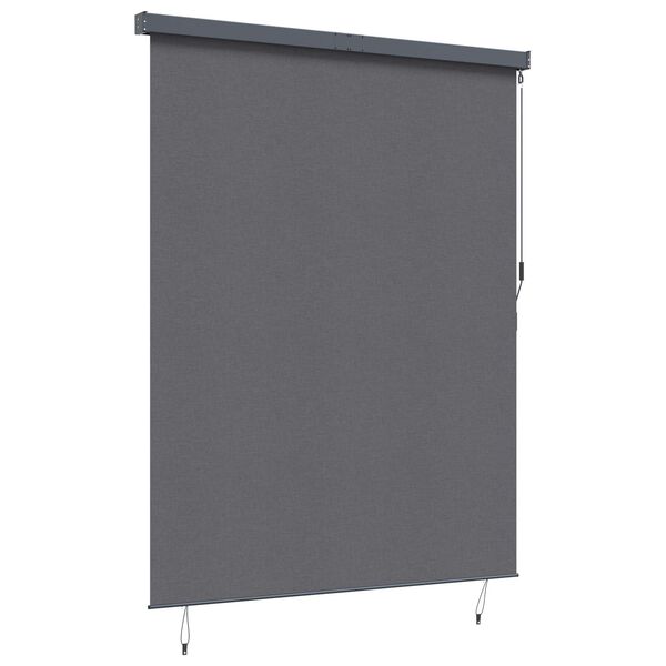 vidaXL Roller Blind Anthracite 200 x 250 cm Fabric and Aluminum
