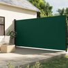 vidaXL Retractable Side Awning Dark Green 220x500 cm