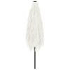 vidaXL Garden Parasol with Steel Pole White 248x248x248 cm