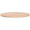 vidaXL Round Table Top &Oslash;70x2,5 cm Untreated Solid Wood Oak