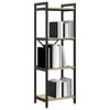 vidaXL Bookshelf Sonoma Oak 40 x 30 x 119 cm Engineered Wood