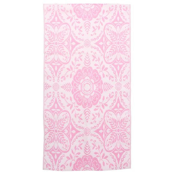 vidaXL Outdoor Carpet ARAKIL Pink 120x180 cm PP