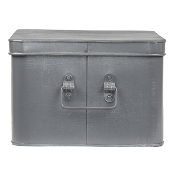 LABEL51 Storage Box Media 35x27x18 cm XL Antique Grey