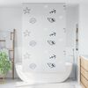 vidaXL Shower Roller Blind 130x240 cm Fabric Width 126 cm