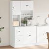 vidaXL Kitchen Cabinet White 95x50x180 cm Engineered Wood