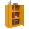 vidaXL Sideboard Mustard Yellow 67x39x107 cm Steel